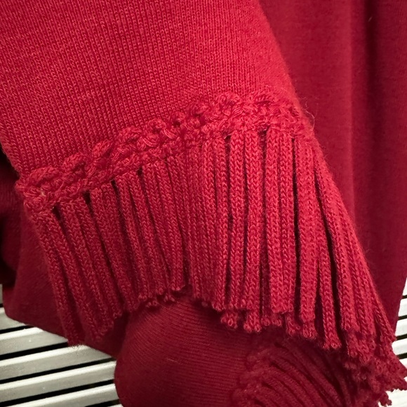 Lennie by Nina Leonard red skirt PL - Picture 2 of 5